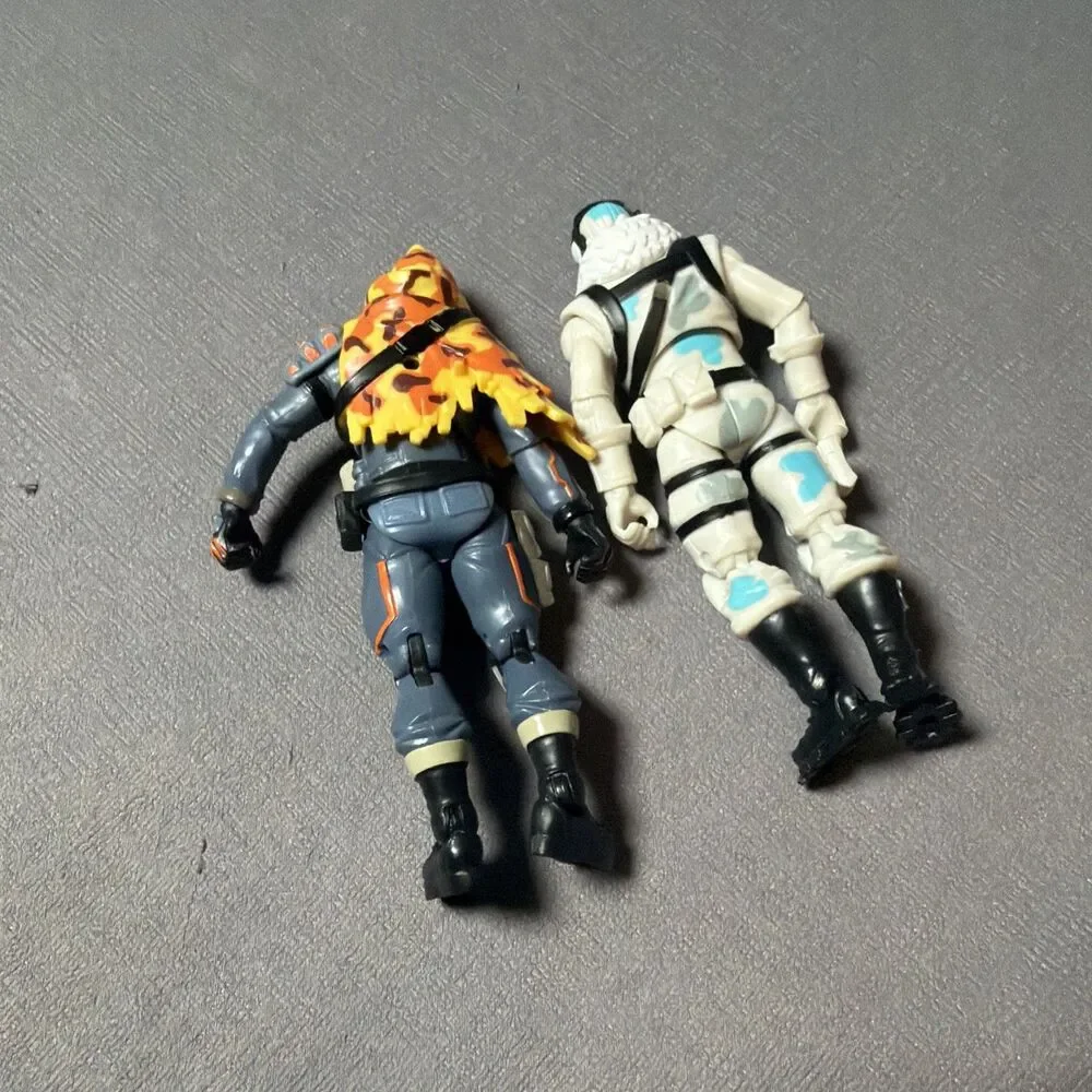 Fortnite Action Figures Lot Of 2 Frostbite and Longshot-M